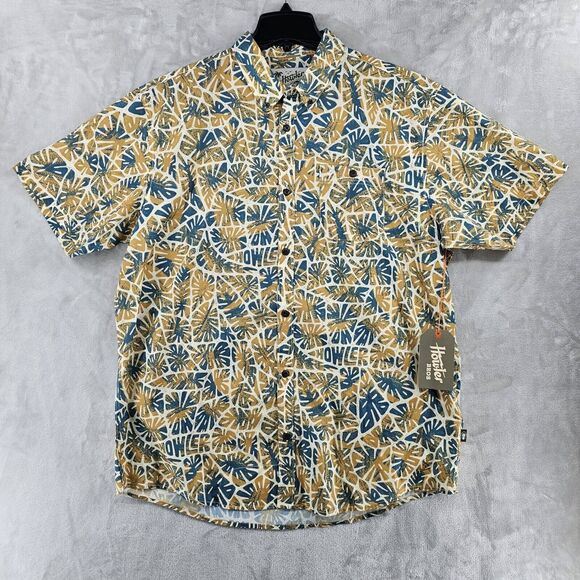 Howler Bros Mens Xl Mansfield Shirt‎ Hawaiian Button Up Short Sleeve NEW - Picture 1 of 6
